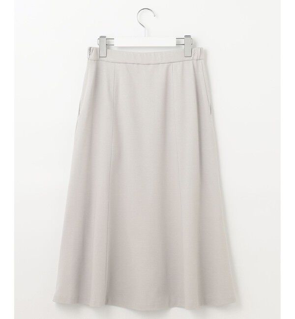 自由区「【好評につき追加生産/洗える】WASHABLEPONTE セミフレアスカート」|スカート|