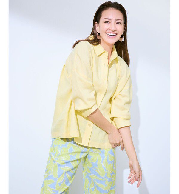 自由区「【カタログ掲載】シアーカラミプリントワイド パンツ」|その他|