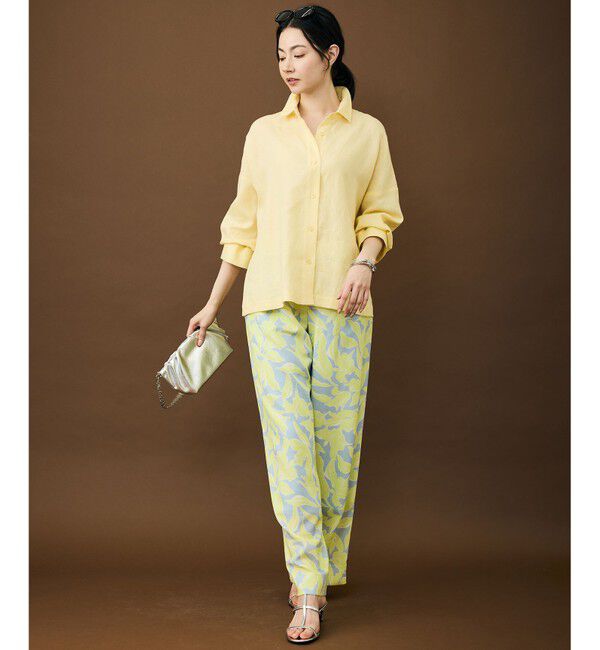 自由区「【カタログ掲載】シアーカラミプリントワイド パンツ」|その他|