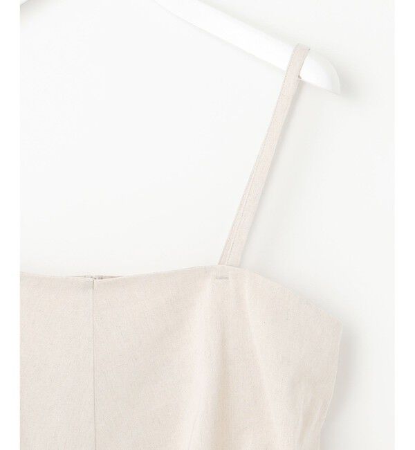 23区「【洗える】リネンレーヨンストレッチ キャミソール ブラウス」|シャツ・ブラウス|