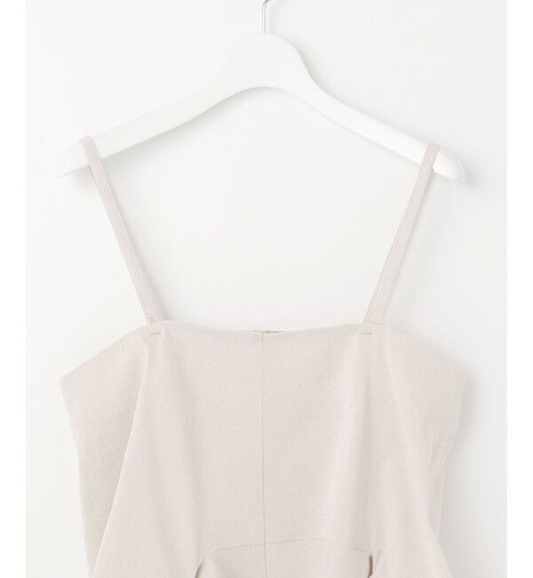23区「【洗える】リネンレーヨンストレッチ キャミソール ブラウス」|シャツ・ブラウス|
