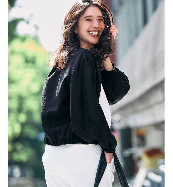 23区「【速乾性/接触冷感】シアータンブラー ブルゾン」|ブルゾン・スタジャン|