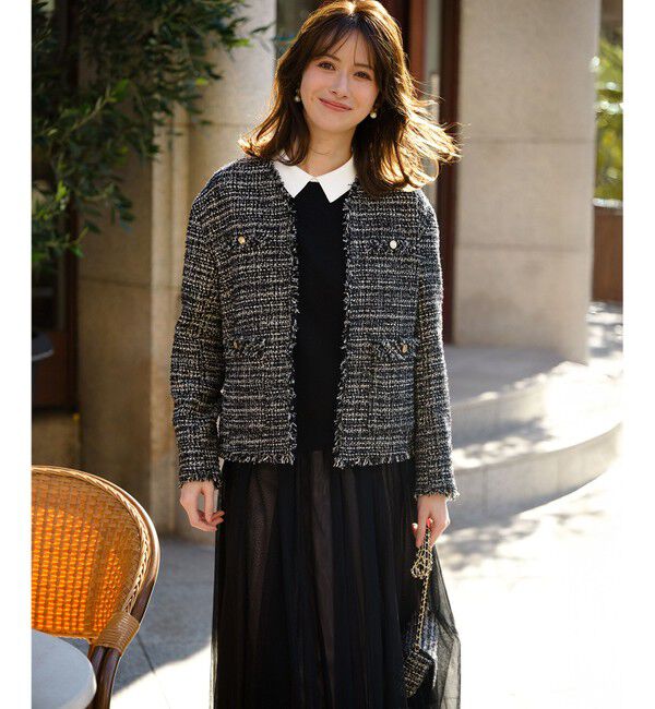 23区「【Oggi・VERY掲載】GIOLICA ツイードミニ ショルダーバッグ」|ショルダー・メッセンジャー|