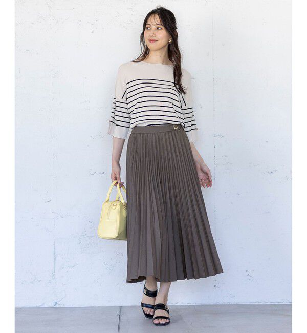 ANY SIS「ウーステッドエステル  プリーツスカート」|スカート|