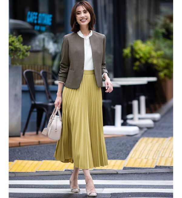 ANY SIS「ウーステッドエステル  プリーツスカート」|スカート|