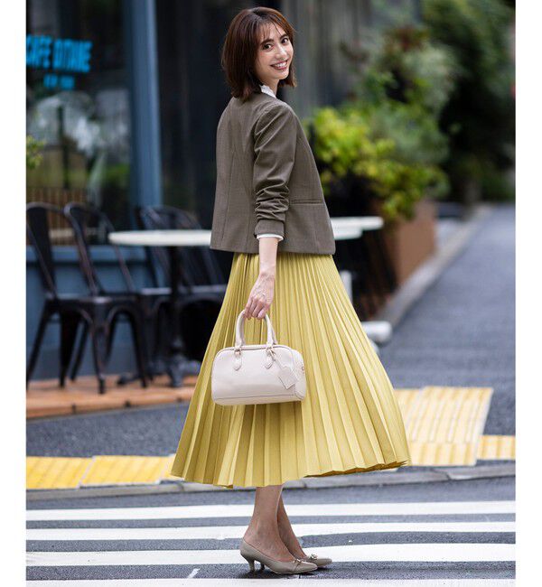 ANY SIS「ウーステッドエステル  プリーツスカート」|スカート|