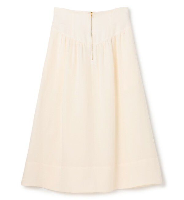 BEIGE,「BERNARD / リネン混 ゴールドジップ ハイウエススカート」|スカート|