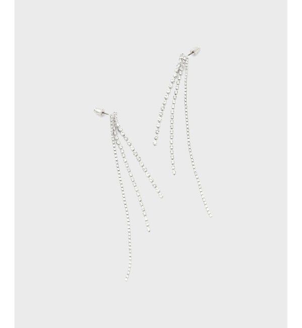 GRACE CONTINENTAL「ビジューチェーンピアス」|ピアス|