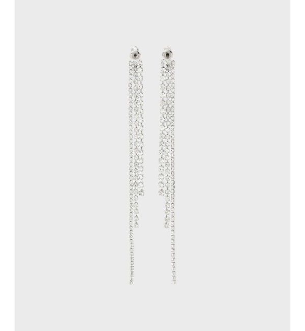 GRACE CONTINENTAL「ビジューチェーンピアス」|ピアス|