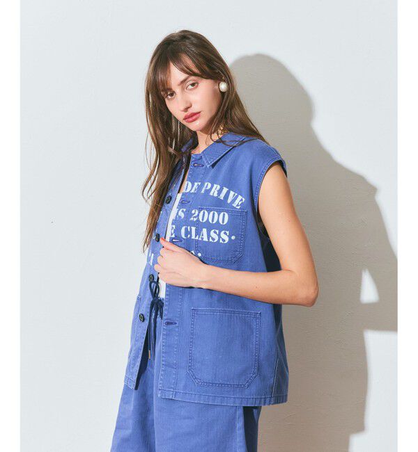 Grace Class「ヘリンボーンツイルジレ」|ベスト・ジレ|