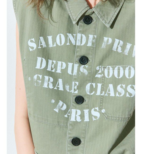 Grace Class「ヘリンボーンツイルジレ」|ベスト・ジレ|