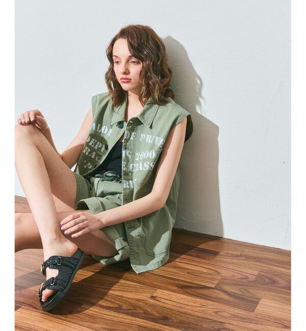 Grace Class「ヘリンボーンツイルジレ」|ベスト・ジレ|