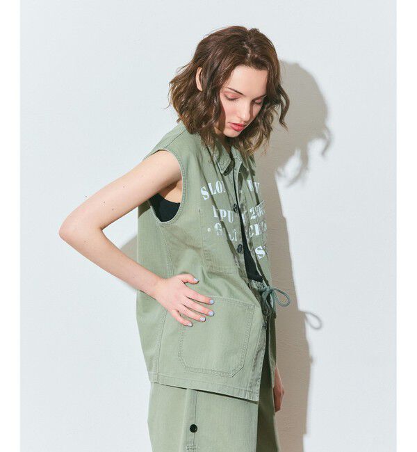 Grace Class「ヘリンボーンツイルジレ」|ベスト・ジレ|