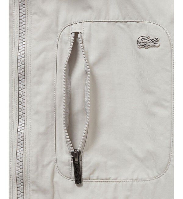 LACOSTE「ヴィンテージウォッシュ加工 ツイルスタンドジップブルゾン / ジップアップブルゾン」|ブルゾン・スタジャン|