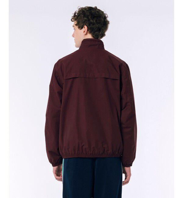 LACOSTE「ヴィンテージウォッシュ加工 ツイルスタンドジップブルゾン / ジップアップブルゾン」|ブルゾン・スタジャン|