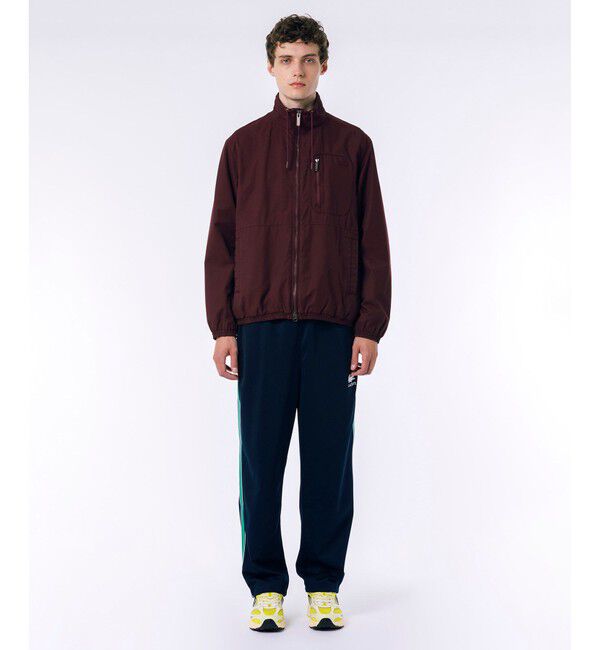 LACOSTE「ヴィンテージウォッシュ加工 ツイルスタンドジップブルゾン / ジップアップブルゾン」|ブルゾン・スタジャン|