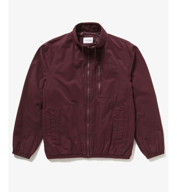 LACOSTE「ヴィンテージウォッシュ加工 ツイルスタンドジップブルゾン / ジップアップブルゾン」|ブルゾン・スタジャン|