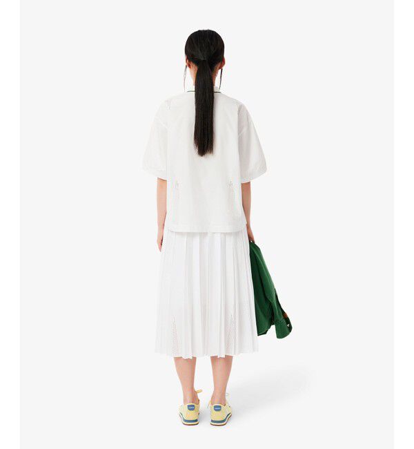 LACOSTE「ハイローシルエットプリーツスカート」|スカート|