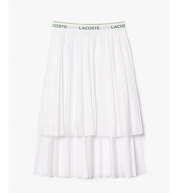 LACOSTE「ハイローシルエットプリーツスカート」|スカート|