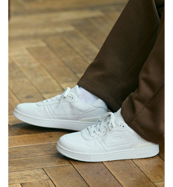 LACOSTE「メンズ T-CLIP SHIELD 225 2 SMA」|スニーカー|オフホワイト