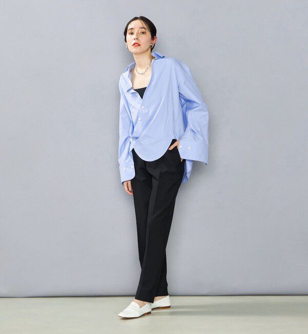 NOLLEY'S「NMPウールトロテーパードパンツ」|チノ|