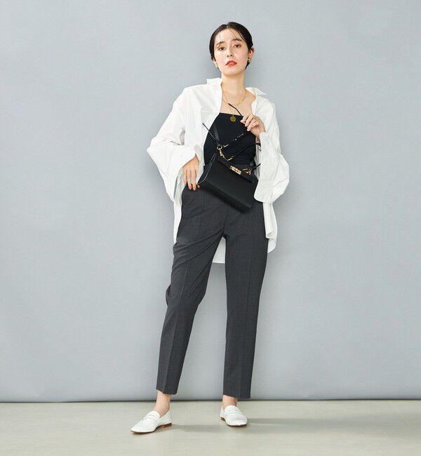 NOLLEY'S「NMPウールトロテーパードパンツ」|チノ|