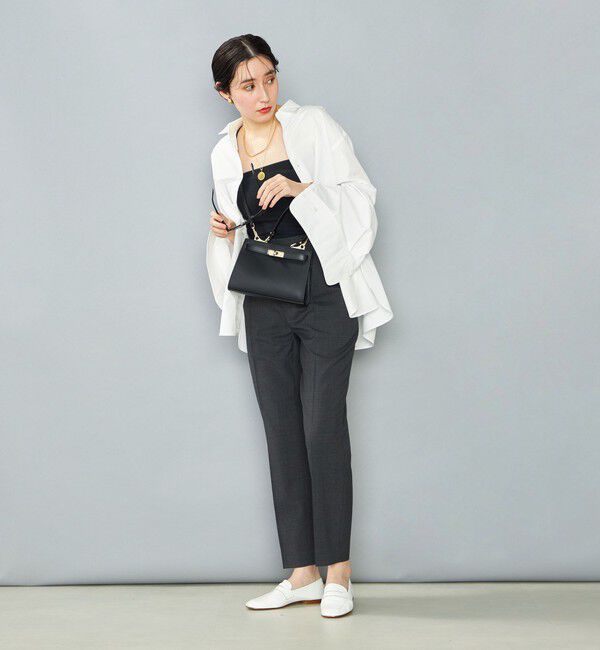 NOLLEY'S「NMPウールトロテーパードパンツ」|チノ|