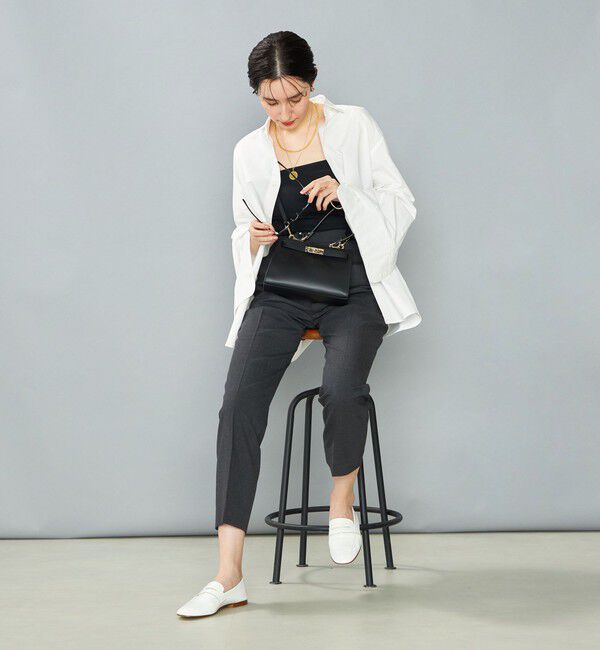 NOLLEY'S「NMPウールトロテーパードパンツ」|チノ|