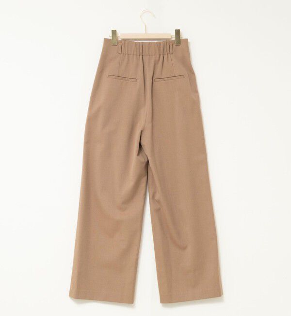 NOLLEY'S sophi「《セットアップ対応》ウォッシャブルウール混ツイルハイウエストワイドパンツ」|その他|