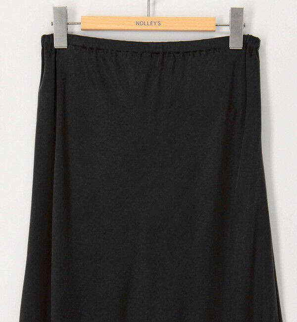 NOLLEY'S「ウォッシャブルフィブリルサテンバイヤススカート」|フレア|