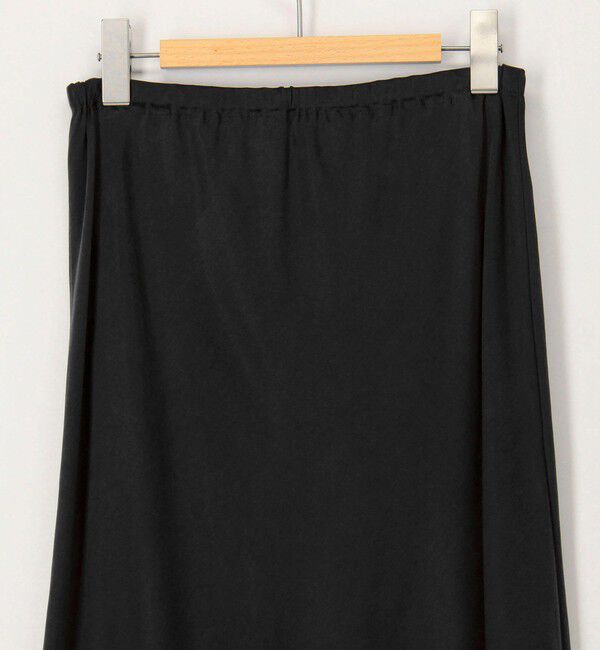 NOLLEY'S「ウォッシャブルフィブリルサテンバイヤススカート」|フレア|