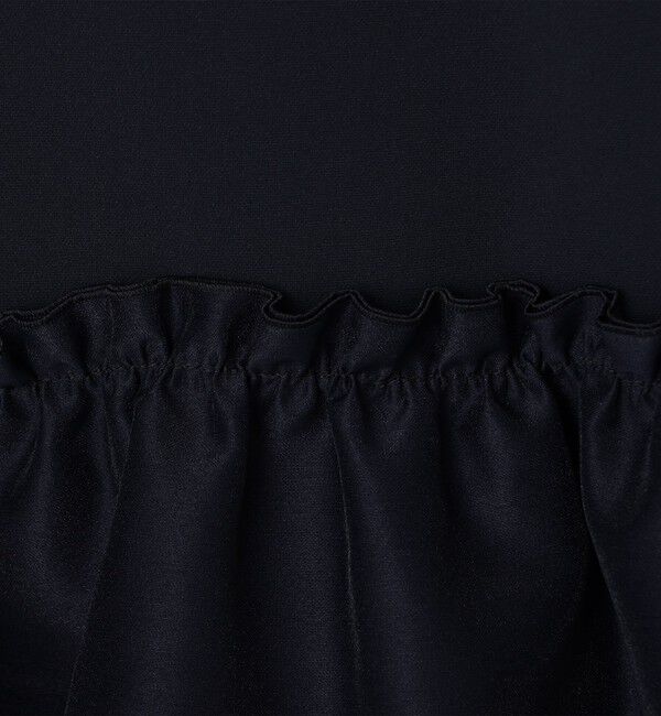 NOLLEY'S sophi「《セットアップ対応》ウォッシャブルダンボール&times;オーガンジーペプラムプルオーバー」|Tシャツ・カットソー|