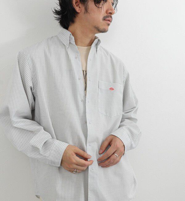 NOLLEY'S goodman「【DANTON/ダントン】DT-B0293POD DOT BUTTON B.D. SHIRT LS 26SS」|シャツ・ブラウス|ホワイト系その他
