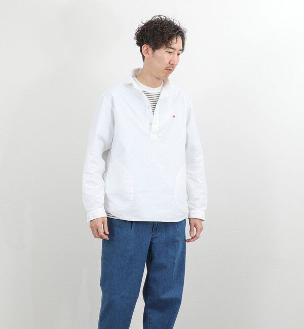 NOLLEY'S goodman「【DANTON/ダントン】DT-B0282SOX ROUND COLLAR P.O SHIRT LS 26SS」|シャツ・ブラウス|