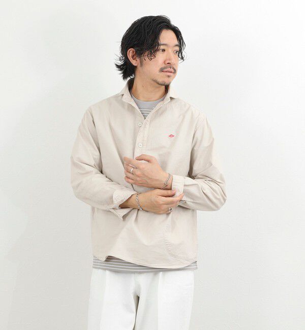 NOLLEY'S goodman「【DANTON/ダントン】DT-B0282SOX ROUND COLLAR P.O SHIRT LS 26SS」|シャツ・ブラウス|