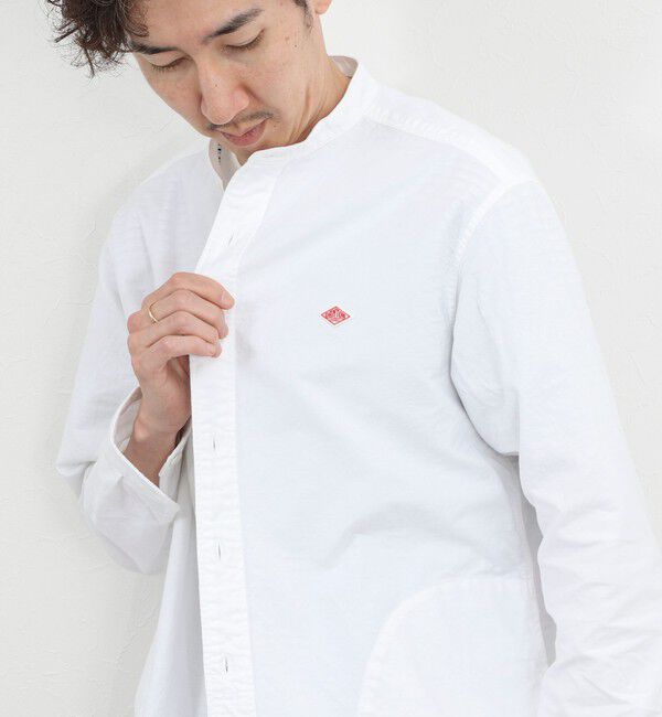NOLLEY'S goodman「【DANTON/ダントン】DT-B0280SOX BAND COLLAR SHIRT LS 26SS」|シャツ・ブラウス|