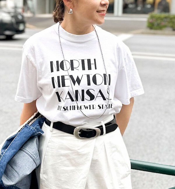 Rie Miller「【GULFCOAST SPORTSWEAR/ガルフ コースト スポーツウェア】別注プリントＴシャツ」|Tシャツ・カットソー|