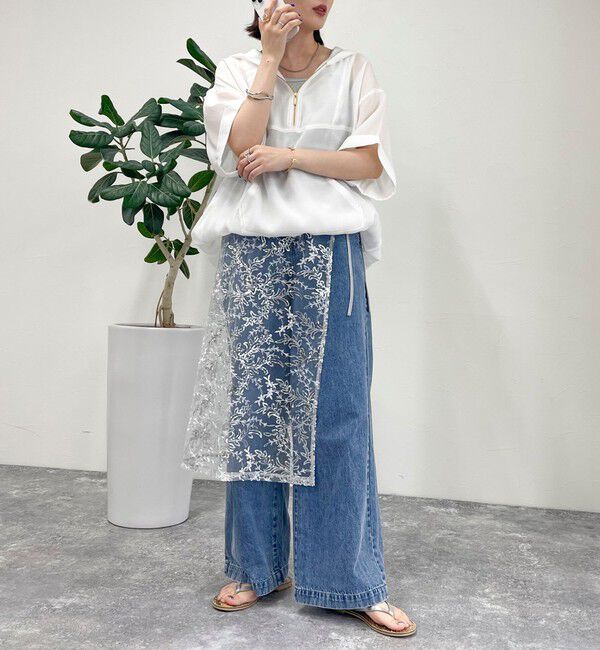 fredy emue「キラキラレイヤードラップスカート」|スカート|