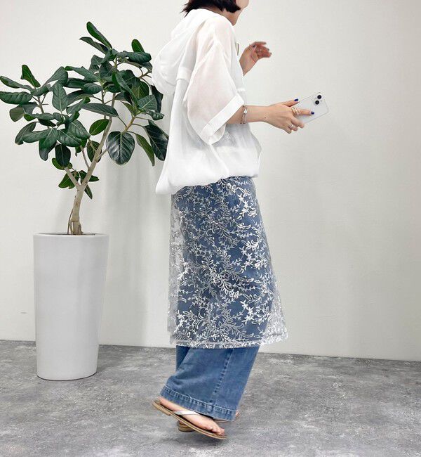 fredy emue「キラキラレイヤードラップスカート」|スカート|