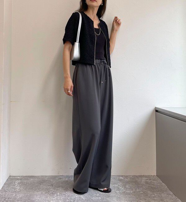 fredy emue「ポコポコZIP半袖カーディガン」|カーディガン|