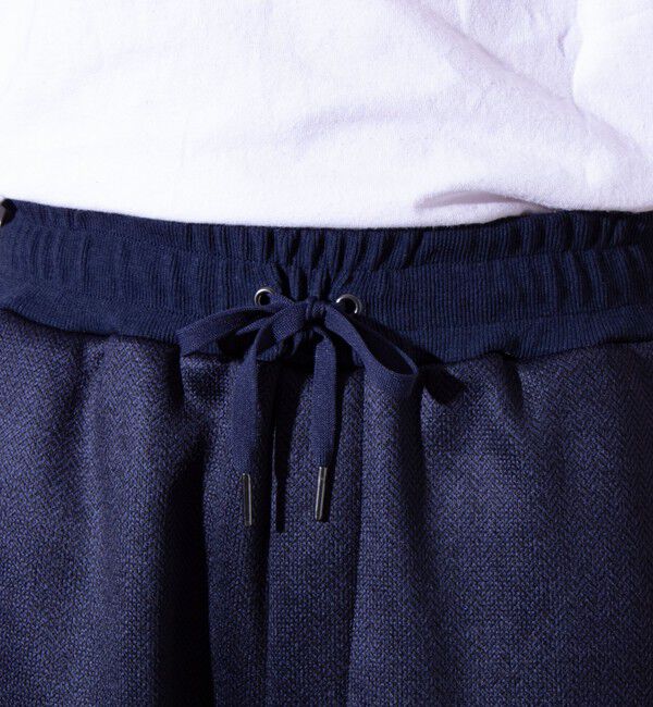 GLOSTER「【GLOSTER/グロスター】カチオンフリースボンディング イージーパンツ」|チノ|