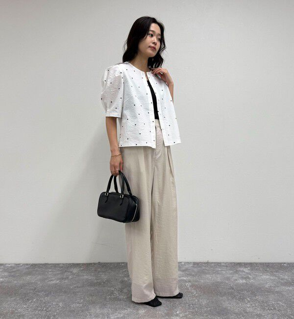 fredy emue「ドライタンブラーイージースラックスパンツ」|スラックス|