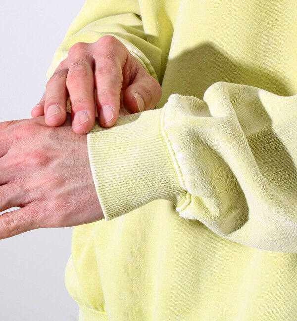 GLOSTER「【雪の色ムラ】カラフルスノーパウダー裏起毛スウェット」|スウェット・ジャージ|