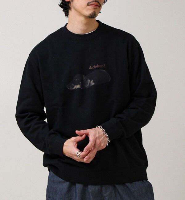 GLOSTER「【MY PET】クルーネックプリントスウェット」|スウェット・ジャージ|