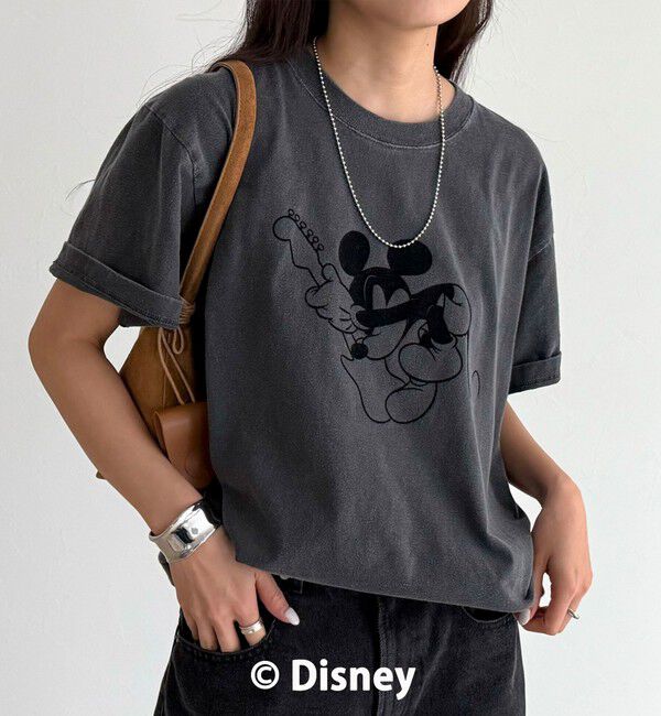 fredy emue「【GOOD ROCK SPEED】MICKEY半袖Ｔシャツ 2」|Tシャツ・カットソー|チャコールグレー