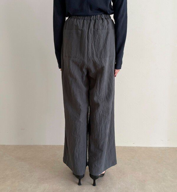 fredy emue「こなれワッシャータックイージーパンツ」|チノ|