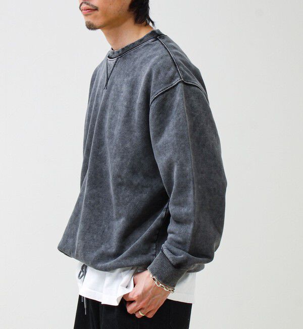 GLOSTER「カラフルスノーパウダー 裏毛プルオーバースウェット」|スウェット・ジャージ|