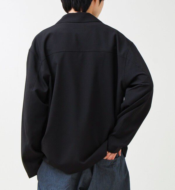 GLOSTER「【春夏に着たい上品素材】リネンタッチドビーワークシャツ」|シャツ・ブラウス|