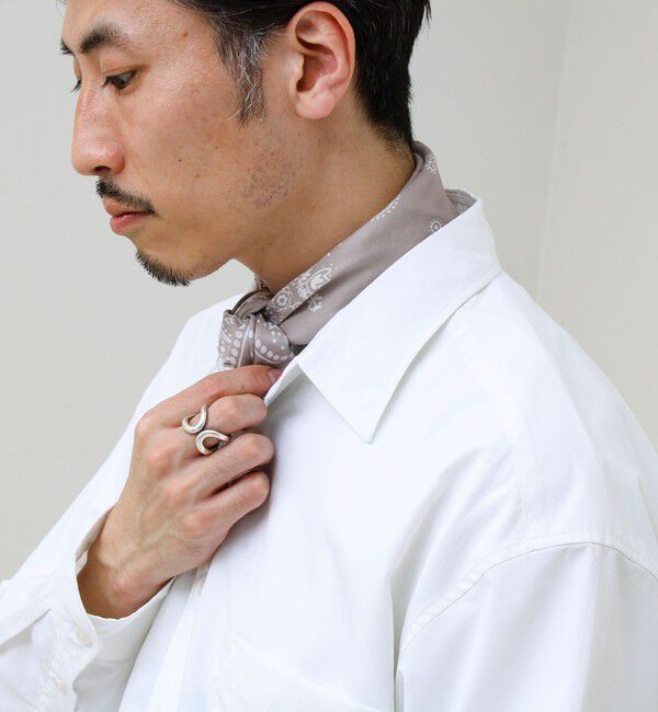 GLOSTER「【イタリア製】バンダナ柄ペイズリースカーフ」|バンダナ・スカーフ|