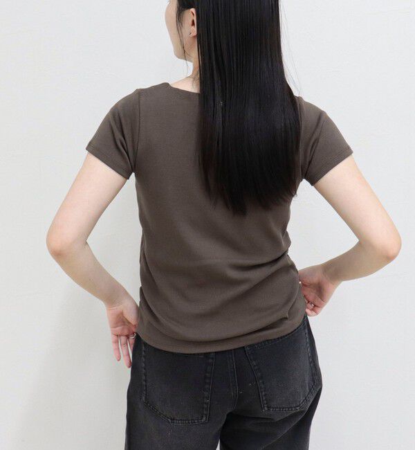 fredy emue「【@sora_522m企画】スクエアネックコンパクトTシャツ」|Tシャツ・カットソー|